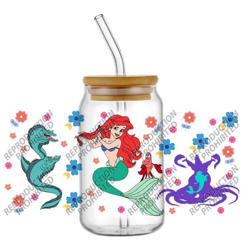 Old Fashioned Glass - สติกเกอร์ลายการ์ตูนแอเรียลยอดนิยม ขนาด 16 ออนซ์ แบบ UV