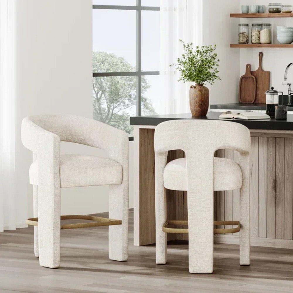 Home Bar Stools - โมเดิร์นเบาะเคาน์เตอร์สตูลกํามะหยี่ห้องครัวบาร์เก้าอี้สูงสําหรับ Home Hotel เฟอร์นิเจอร์
