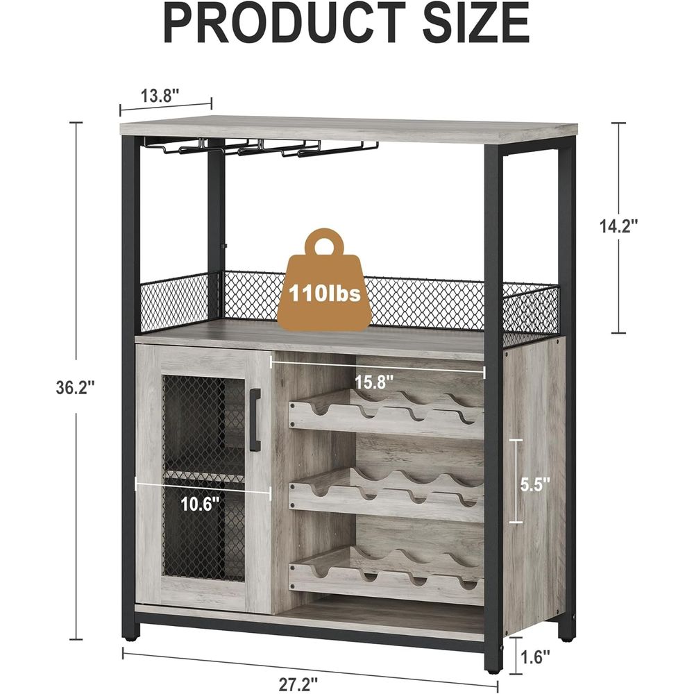 ตู้เก็บไวน์สไตล์อินดัสเทรียลพร - Home Bar And Cabinet บทวิจารณ์และราคา