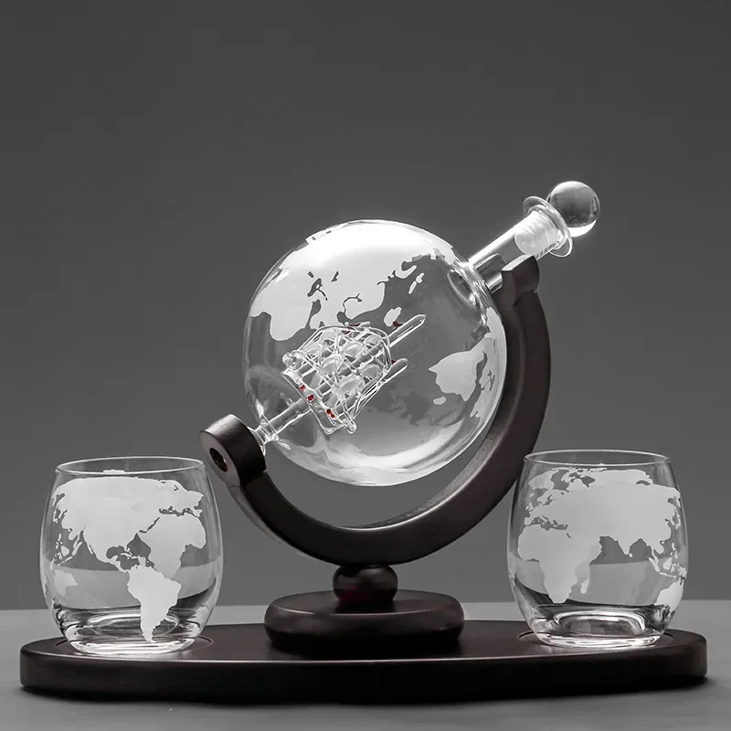 แก้ววิสกี้ชุดคริสตัลลูกโลกเหล้ - Decanter Globe Set บทวิจารณ์และราคา