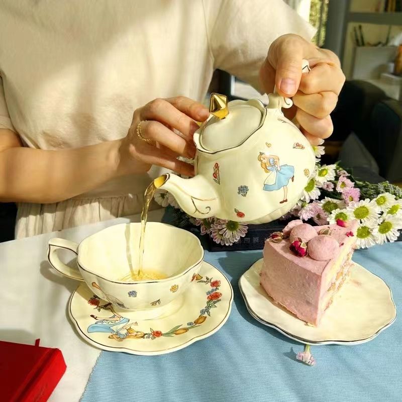 ชุดน้ำชาและกาแฟเซรามิก Alice ล - Old Fashioned Glass บทวิจารณ์และราคา