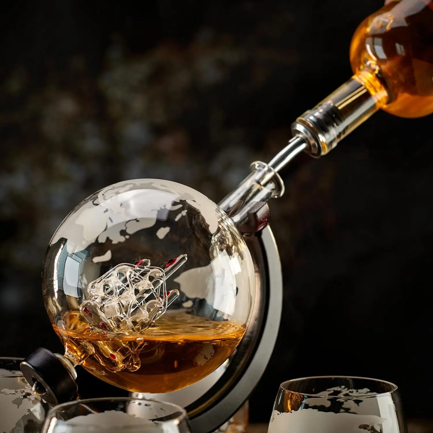 Nancihui ขวดแก้วใส่เหล้าสุดสร้ - Decanter Globe Set บทวิจารณ์และราคา