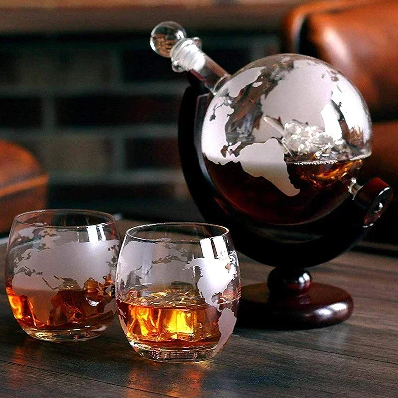 ชุดขวดเหล้าทรงกลมดีไซน์สร้างสร - Decanter Globe Set บทวิจารณ์และราคา