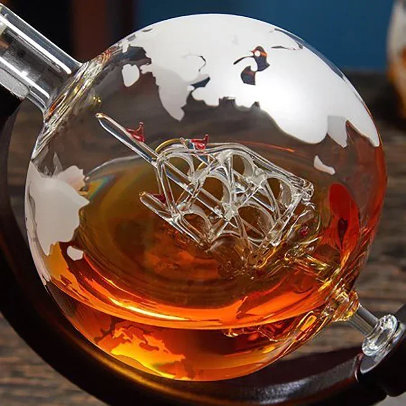 ชุดขวดเหล้าทรงกลมดีไซน์สร้างสร - Decanter Globe Set บทวิจารณ์และราคา