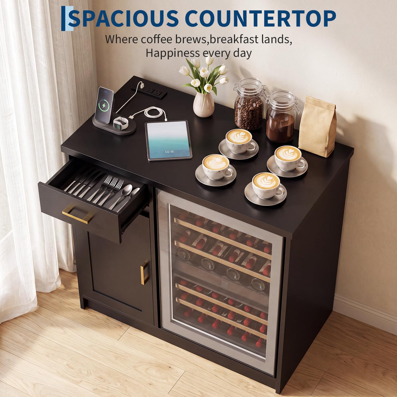 ตู้เก็บไวน์สไตล์ฟาร์มเฮาส์ขนาด - Home Bar And Cabinet บทวิจารณ์และราคา