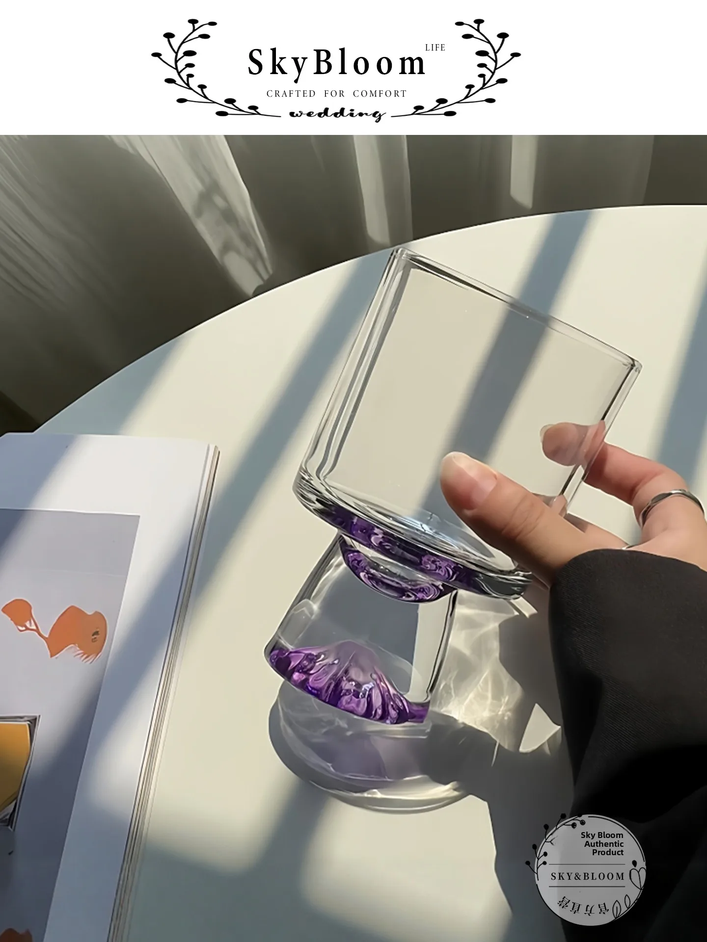 แก้วไฮบอลหรูหรา SkyBloom แก้วว - Highball Glass Set บทวิจารณ์และราคา