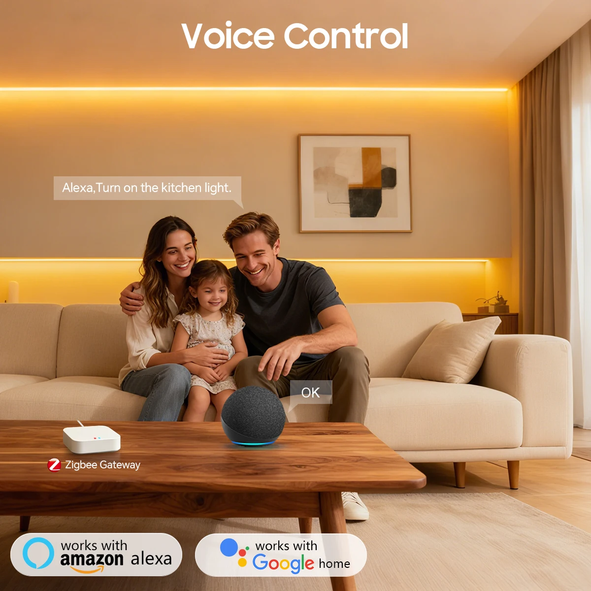 ไฟใต้ตู้ Zigbee อัจฉริยะ, ไฟ L - Home Bar And Cabinet บทวิจารณ์และราคา
