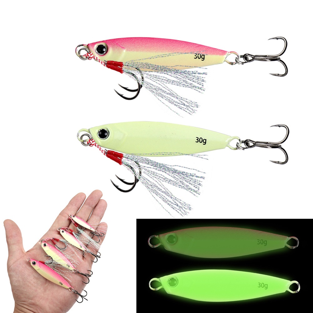 เหยื่อตกปลาเหล็กเรืองแสงแบบใหม - Jigger Double Sided บทวิจารณ์และราคา