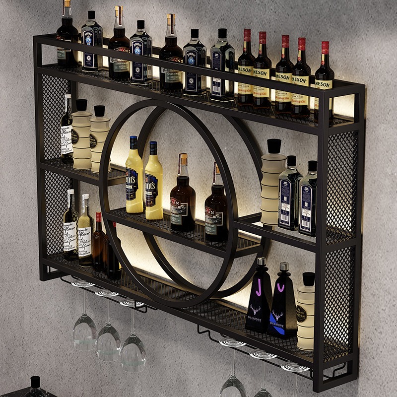 ชั้นวางไวน์ติดผนัง ตู้เก็บไวน์ - Home Bar And Cabinet บทวิจารณ์และราคา