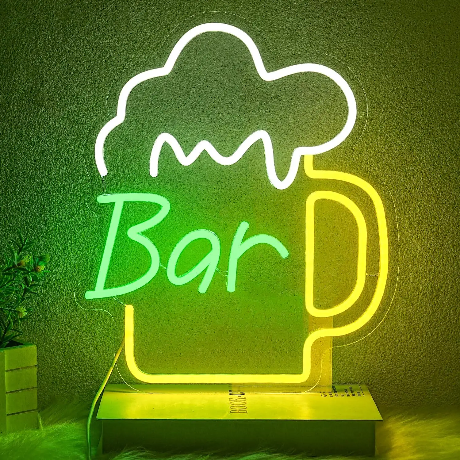 ป้ายไฟนีออนร้านเบียร์ ไฟ LED ป - Home Bar And Kitchen บทวิจารณ์และราคา