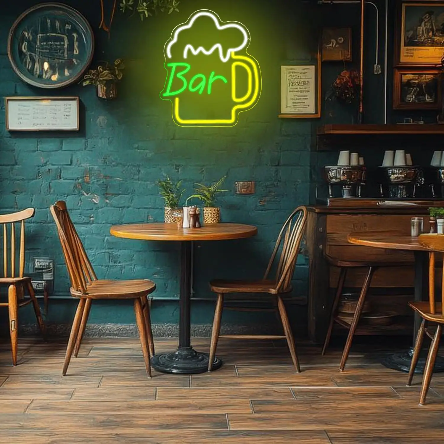 ป้ายไฟนีออนร้านเบียร์ ไฟ LED ป - Home Bar And Kitchen บทวิจารณ์และราคา
