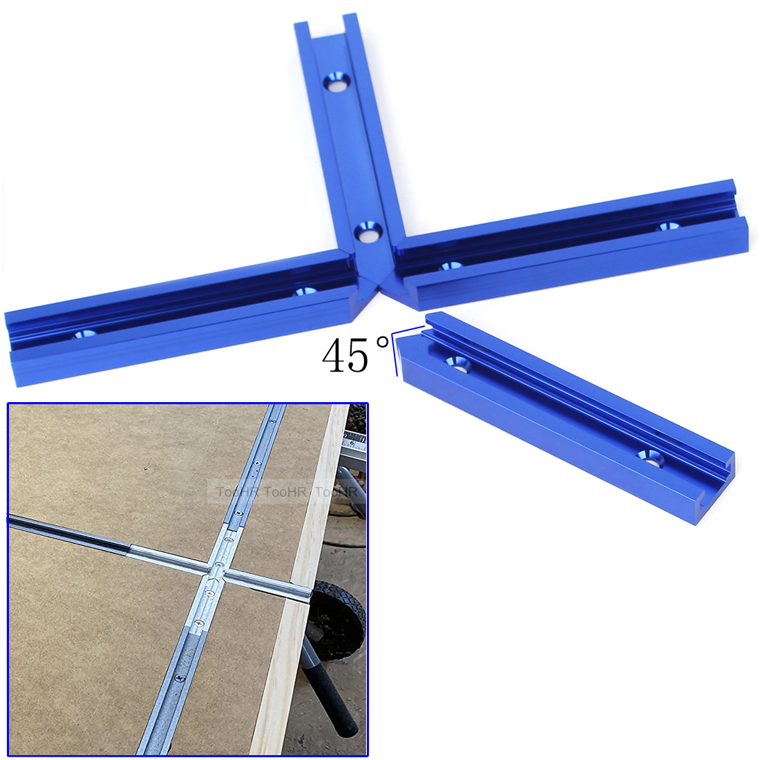 19 มม.T-Track Slot Miter Track - Jigger Double Sided บทวิจารณ์และราคา