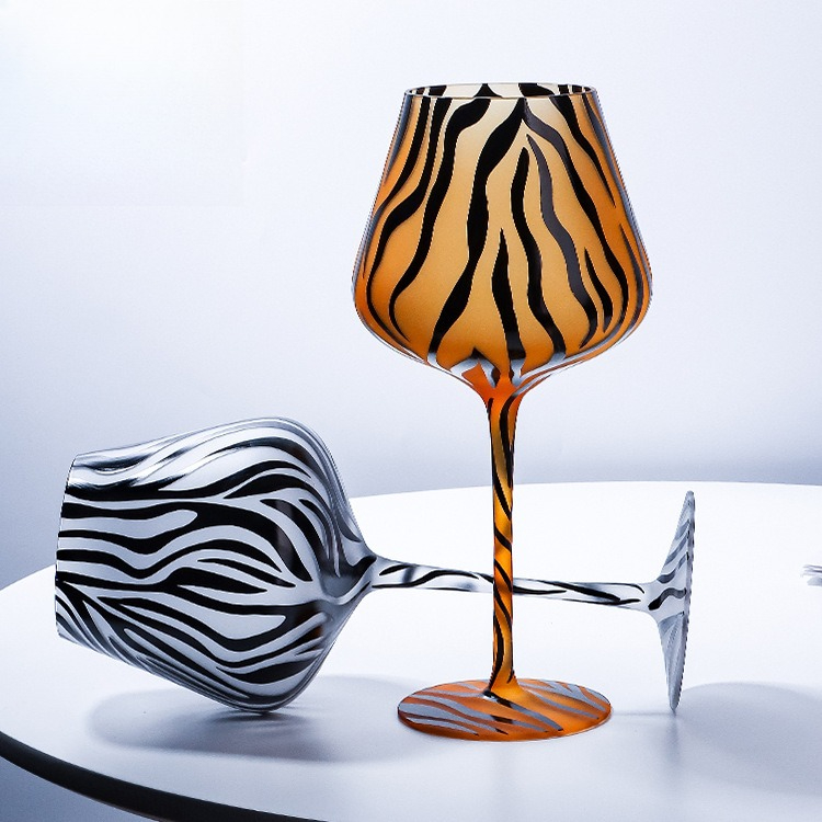 Creative Painted Tiger Leopard - Highball Glass Set บทวิจารณ์และราคา